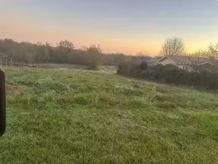 vente terrain 800 m² à peujard (33240)  80 000 €