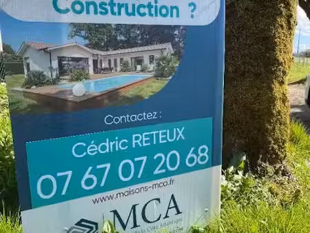 vente terrain 570 m² à echillais (17620)  120 000 €