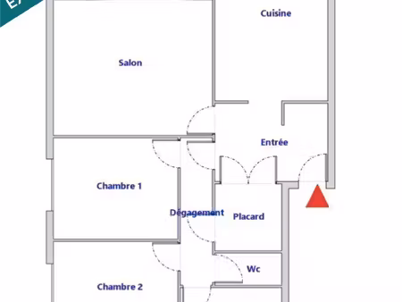 vente appartement 3 pièces 65 m² nantes (44100)
