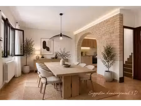 bagneux - maison familiale 7 pièces de 136 m² avec jardin + atelier indépendant de 162 m²