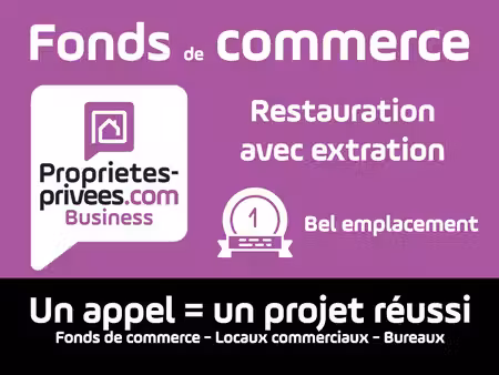 75015 paris - restaurant 70 m²   extraction  rue commerçantes - bon emplacement