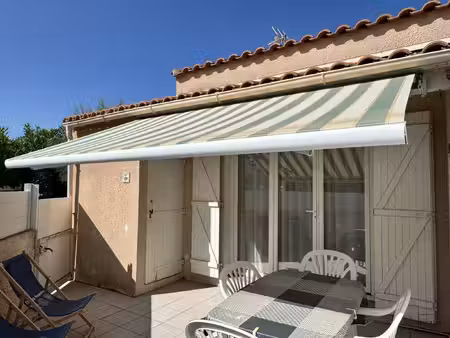 gruissan - les ayguades : pavillon 2 pièces + mezzanine avec ce