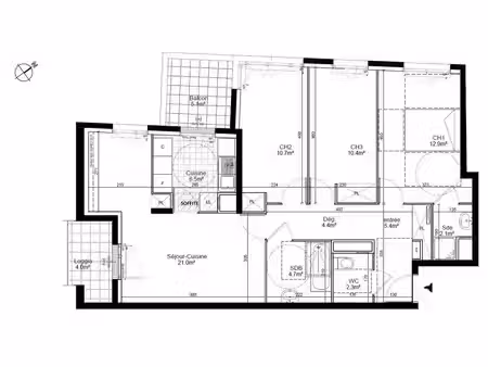 appartement à aubervilliers (93300)