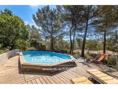 référence : 6951-ngu. - maison 6 pièces - 210m2 - piscine et vue dégagée sur les pins -...