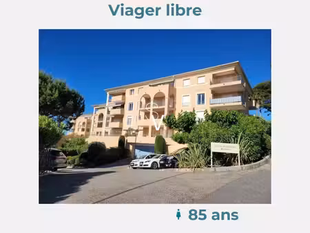 viager libre - appartement t2 de 47 m2 avec terrasse  parking