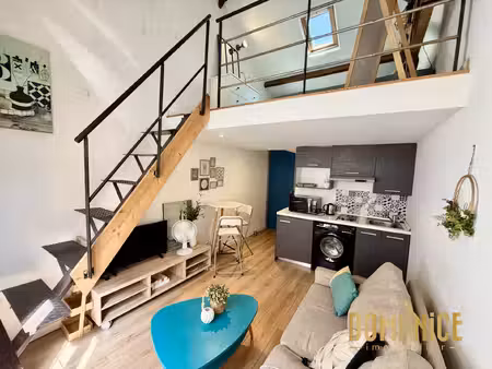nice hyper centre : 2p duplex design proche de tout