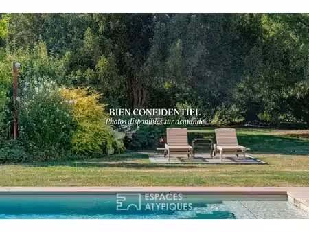 maison de maître rénovée avec piscine et jardin à deux pas du centre d'obernai