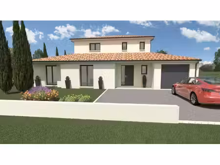 terrain avec maison neuve à vendre