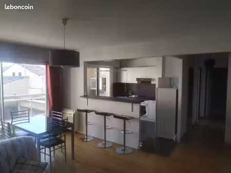 t2 meublé 53m² avec loggia et parking - limoges