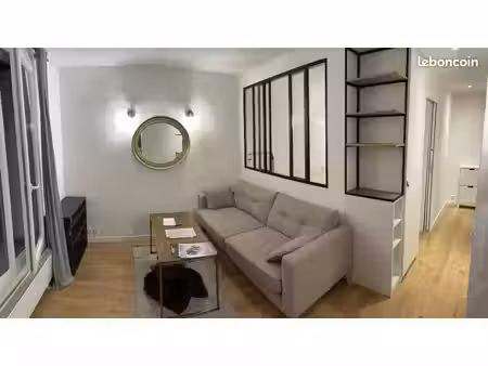 loue appartement meublé vieux saint-ouen 30m² avec parking
