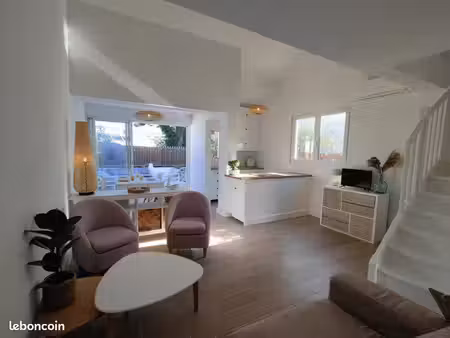 maison avec jardin  100m de la plage