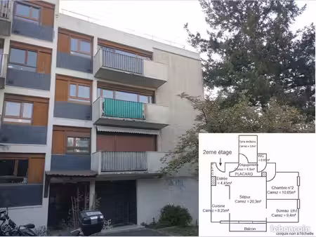 appartement 3 pièces 64m2 orsay  quartier centre
