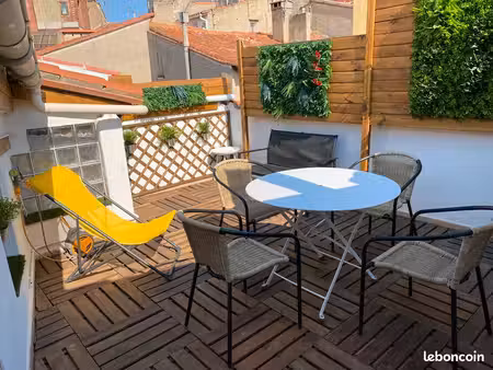 t3 duplex avec terrasse tropézienne