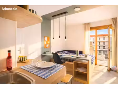 studio 1 pièce 18 m²