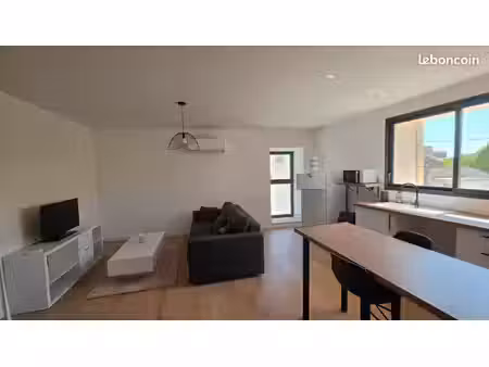 appartement meublé t2 neuf de 55 m² avec jardinet
