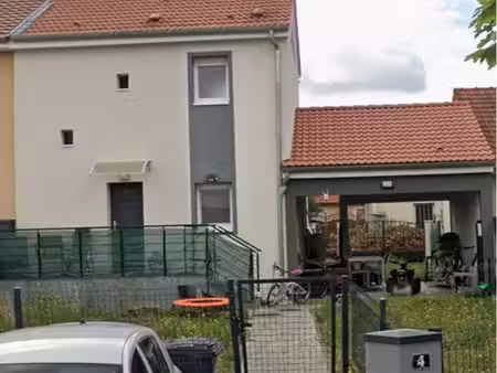 maison f5 – environ 100 m² – 3 chambres – jardins – guénange