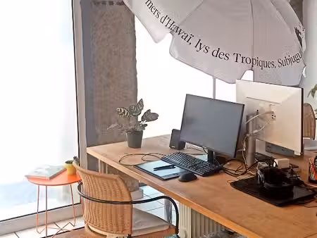 bureau dans espace partagé