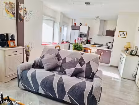 grand t2 de 60m2 à gray bord de saône
