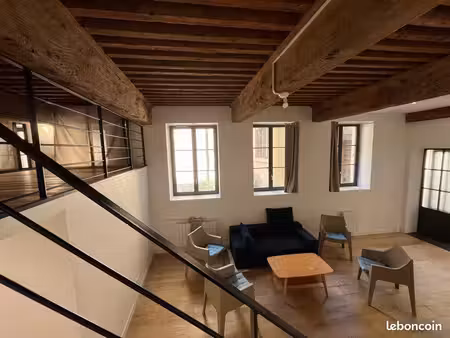coup de cœur – vieux lyon – appartement t2 type loft – 60 m² de surface utile dont 48 m² c