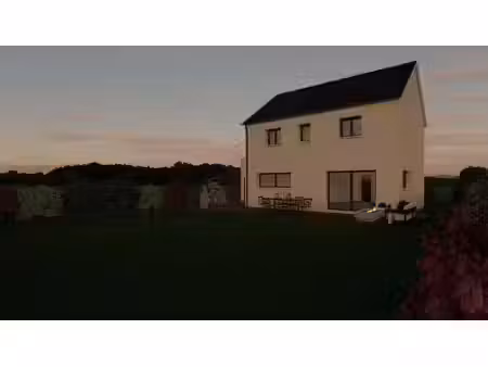 terrain avec maison neuve à vendre