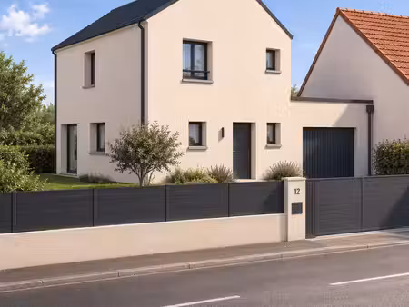 terrain avec maison neuve à vendre