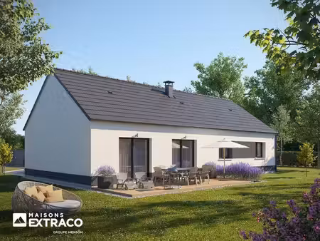 terrain avec maison neuve à vendre