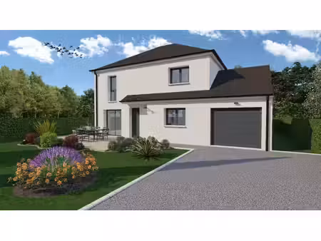 terrain avec maison neuve à vendre