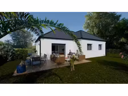 terrain avec maison neuve à vendre
