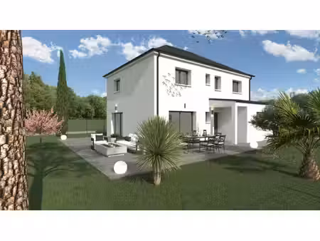 terrain avec maison neuve à vendre