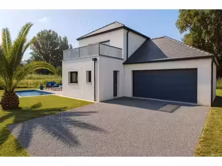 terrain avec maison neuve à vendre