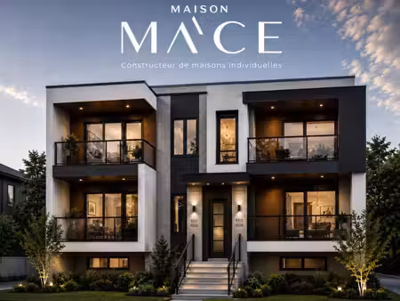 terrain avec maison neuve à vendre
