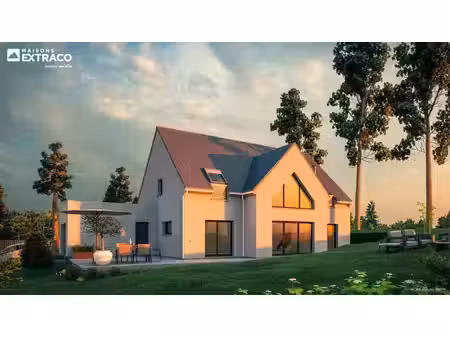 terrain avec maison neuve à vendre