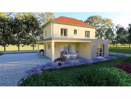 terrain avec maison neuve à vendre
