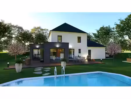 terrain avec maison neuve à vendre