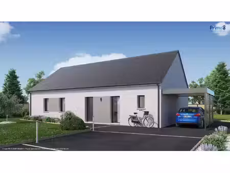 terrain avec maison neuve à vendre