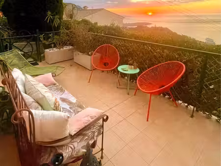 la turbie – vue mer – 107 m² d’extérieurs – piscine – calme absolu