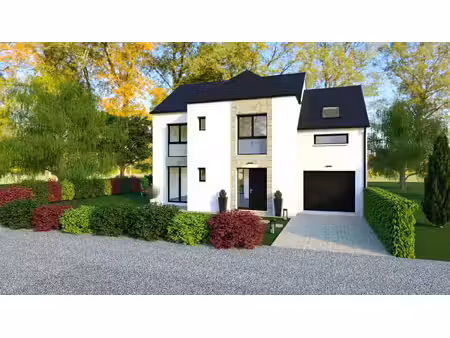 terrain avec maison neuve à vendre