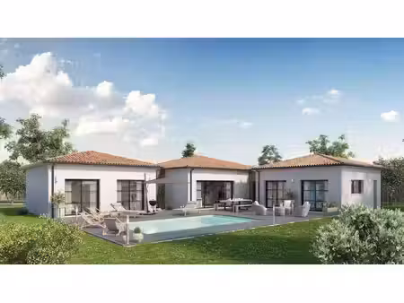 terrain avec maison neuve à vendre