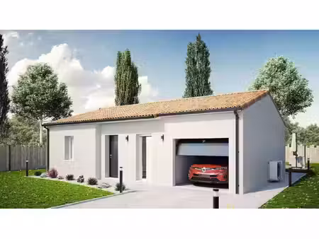 terrain avec maison neuve à vendre