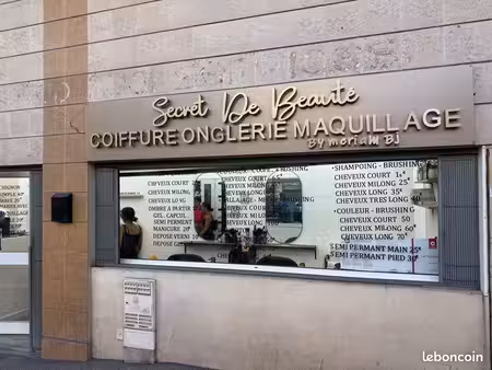 salon de coiffure onglerie faible loyer 480