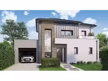 terrain avec maison neuve à vendre