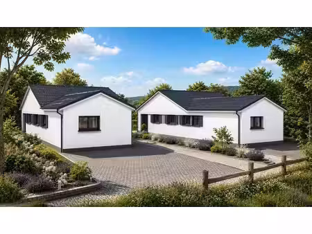 terrain avec maison neuve à vendre