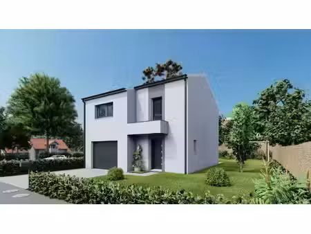 terrain avec maison neuve à vendre