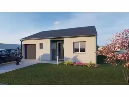 terrain avec maison neuve à vendre