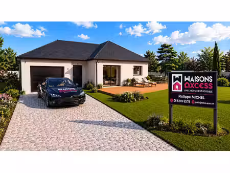 terrain avec maison neuve à vendre