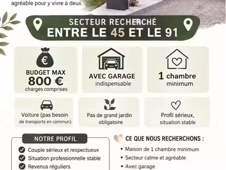 louer maison avec garage