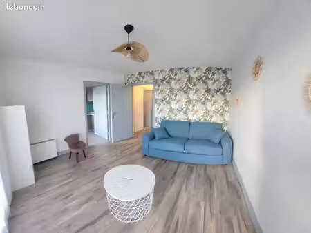 t1 29m2 balcon  meublé  résidence sécurisée