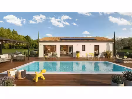 terrain avec maison neuve à vendre