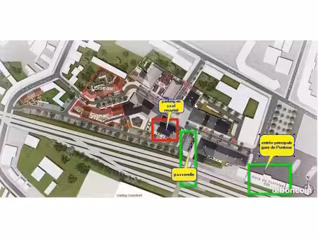 location place de parking intérieure sécurisée - gare de pontoise