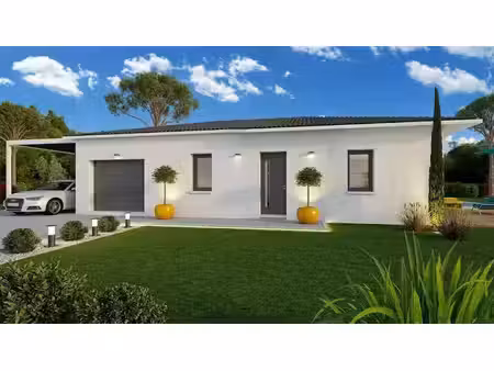terrain avec maison neuve à vendre